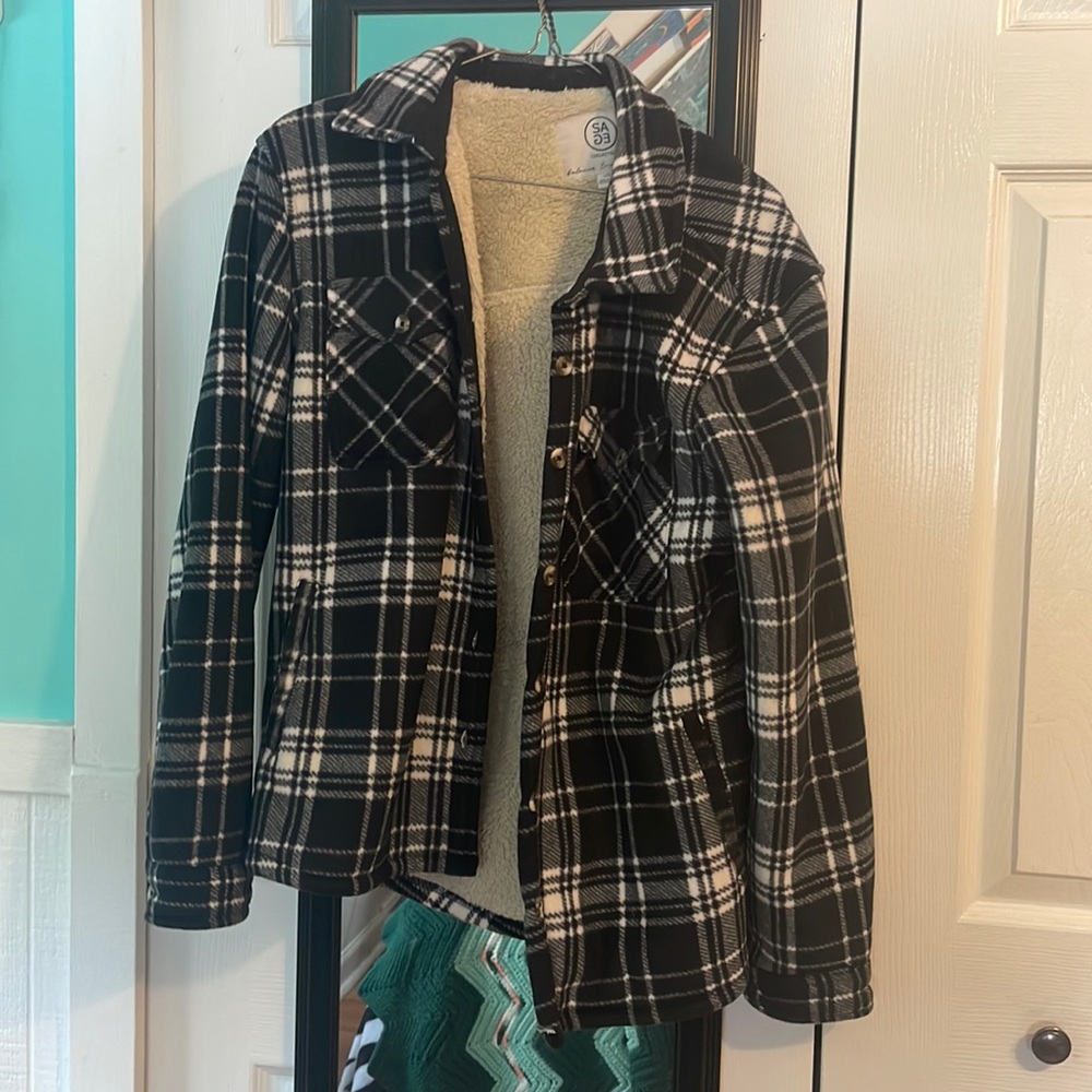 Soft and Fuzzy Flannel Jacket